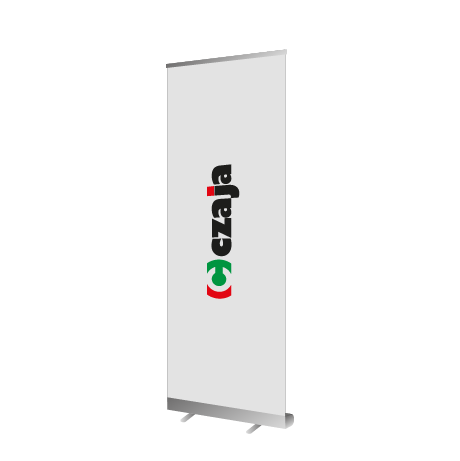 Roll-Up Budget | B 85 cm x H 200 cm | einseitig bedruckt